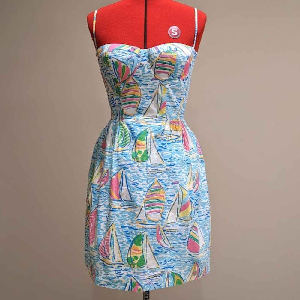 Lilly Pulitzer You Gotta Regatta Georgie Dress Women's Size 6